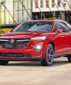 Red Buick Car Diamond Painting