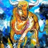 Abstract Bull Diamond Painting