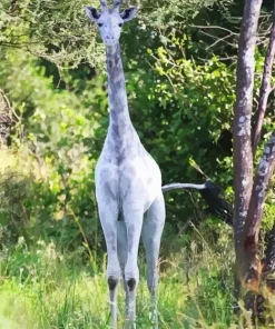 Albino Giraffe Diamond Painting