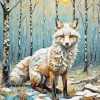 Arctic Fox Animal Diamond Painting