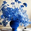 Blue Glass Vase Flowers Diamond Painting