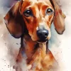 Brown Dog Face Diamond Painting