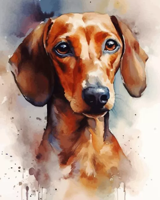 brown dog face Diamond Paints Brown Dog Face Diamond Painting