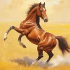 Brown Stallion Horse Diamond Painting