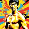 Bruce Lee Pop Art Diamond Painting