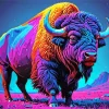 Colorful Buffalo Diamond Painting