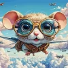 Cool Flying Mouse Diamond Painting