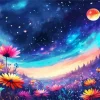 Flowers Magic Art Diamond Painting