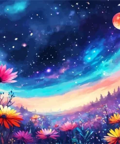 Flowers Magic Art Diamond Painting