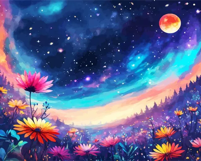 flowers magic art Diamond Paints Flowers Magic Art Diamond Painting