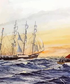 Flying P Liner Art Diamond Painting