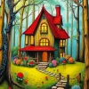 Forest House Diamond Painting