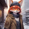 Fox Female Furry Diamond Painting