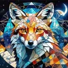 Fox Mosaic Art Diamond Painting
