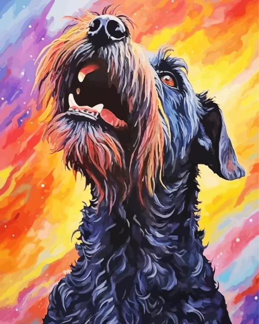 giant schnauzer dog Diamond Paints Giant Schnauzer Dog Diamond Painting