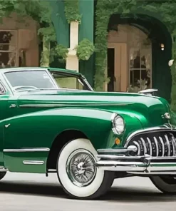 Green Buick Car Diamond Painting