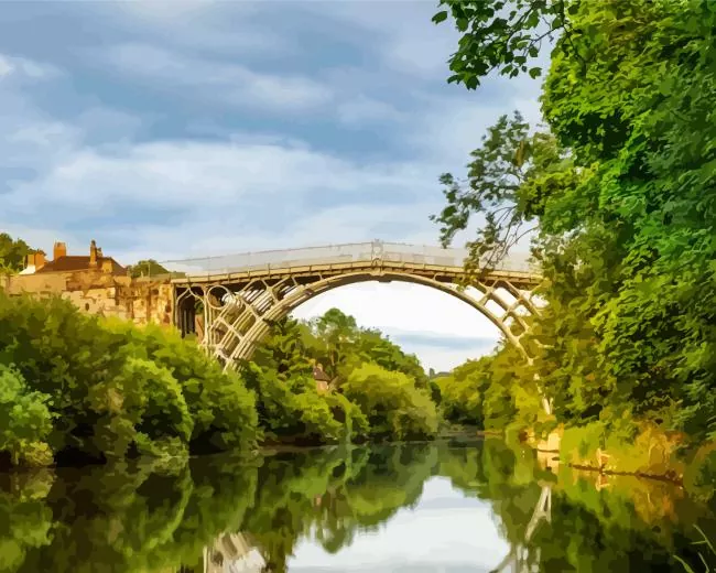 ironbridge england Diamond Paints Ironbridge England Diamond Painting