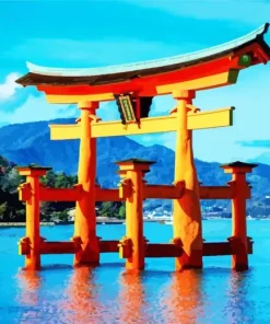 Itsukushima Shrine Diamond Painting