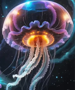 Jellyfish Galaxy Diamond Painting