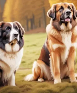 Landseer Dogs Diamond Painting