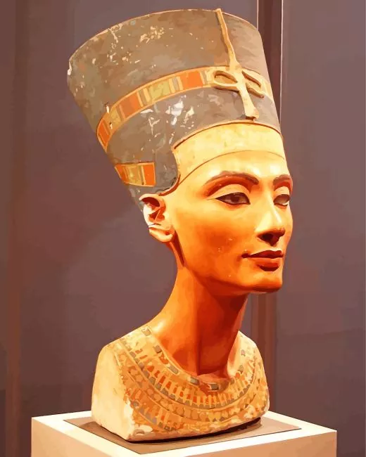 nefertiti queen Diamond By Numbers Nefertiti Queen Diamond Painting