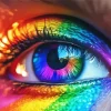 Rainbow Eye Diamond Painting