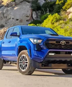 Blue Toyota Tacoma Diamond Painting