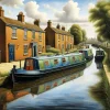 Canal Boat Diamond Painting