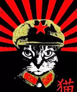 Che Guevara Cat Diamond Painting