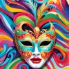 Colorful Carnival Mask Diamond Painting