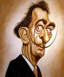 Dali Caricature Diamond Painting