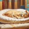 Egyptian Cat Nap Diamond Painting