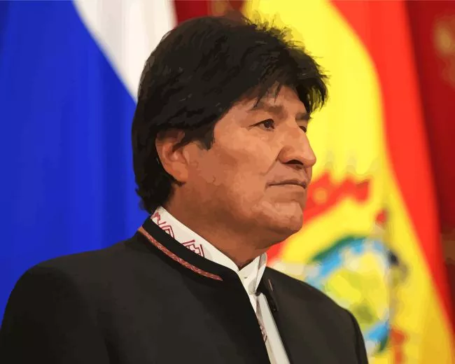 Evo Morales Diamond Paintings Evo Morales Diamond Painting