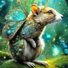 Fantasy Butterfly Mouse Diamond Painting