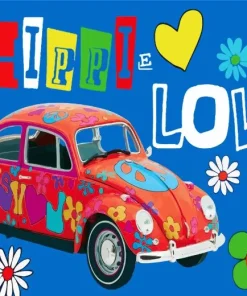 Hippie Car Diamond Painting