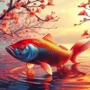 Koi Carp Fish Diamond Painting