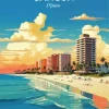 Mexico Cancun Beachside City Diamond Painting