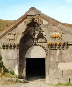 Orbelian Caravanserai Armenia Diamond Painting