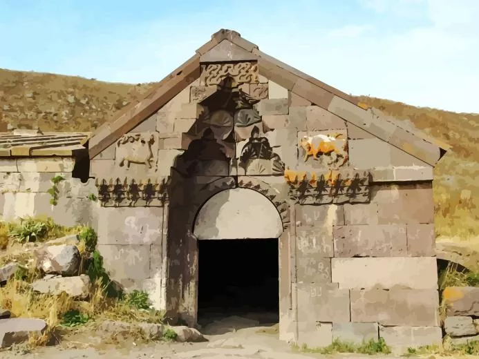 Orbelian Caravanserai Armenia Diamond by Numbers Orbelian Caravanserai Armenia Diamond Painting