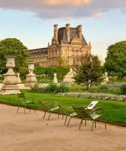 Paris Tuileries Garden Diamond Painting