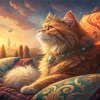 Persian Cat With a Tiara Diamond Painting