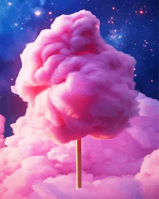 Pink candy floss Diamond Paintings Pink Candy Floss Diamond Painting