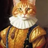 Renaissance Cat Diamond Painting