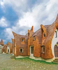 Romania Castelul de Lut Valea Zanelor Diamond Painting