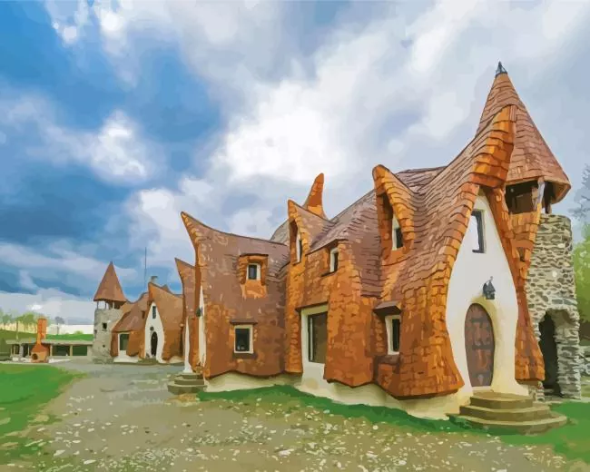 Romania Castelul de Lut Valea Zanelor Diamond Paintings Romania Castelul de Lut Valea Zanelor Diamond Painting