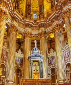 The Cathedral of Malaga Inside Diamond Painting