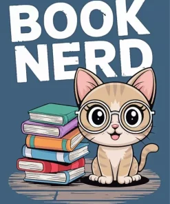 The Nerd Cat Diamond Painting