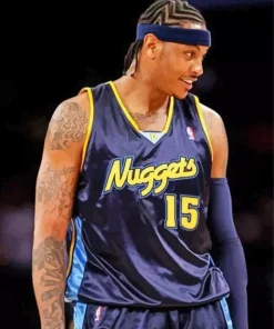 The Player Carmelo Anthony Diamond Painting