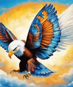 The Butterfly Eagle Diamond Painting