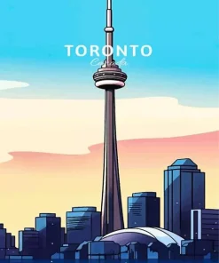 Toronto Canada Poster Diamond Painting